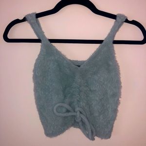Wild Fable FUZZY Blue tank top XS ⭐️⭐️⭐️